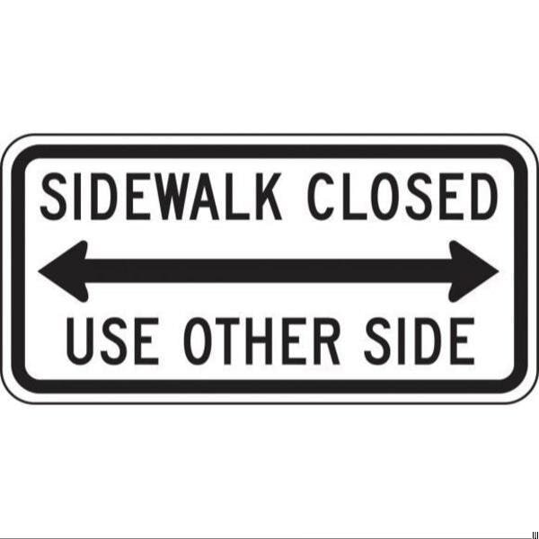 Accuform BICYCLE PEDESTRIAN SIGN FRR713RA FRR713RA - main